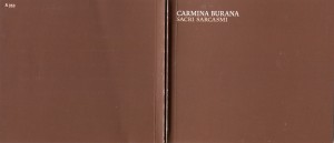 Carmina Burana - Sacri Sarcasmi - 01  cubiertas